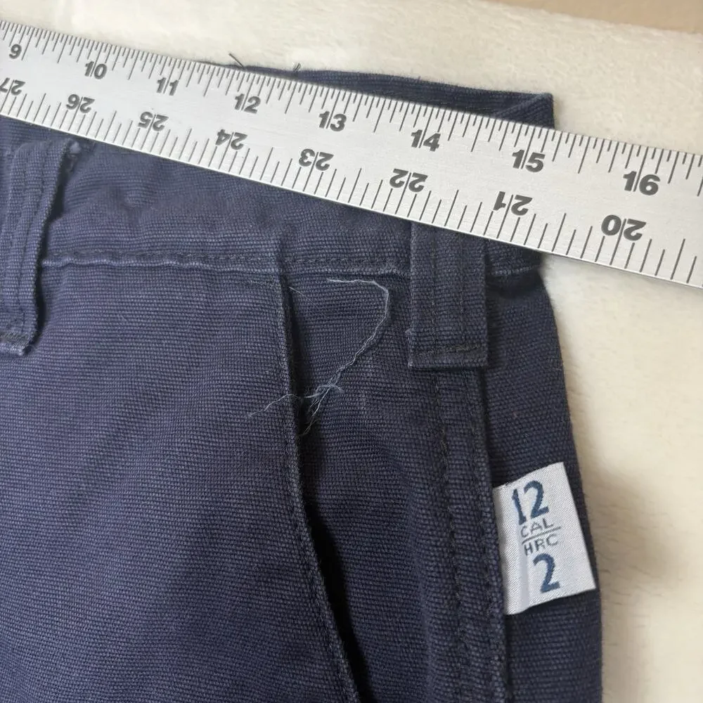 Tyndale Mens FR Cargo Pants 34 x 33 (Fits 30x31.5).Navy Flame Resitant Workwear
